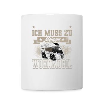Camping Camper Wohnmobil - Tasse - Weiß - Vorne
