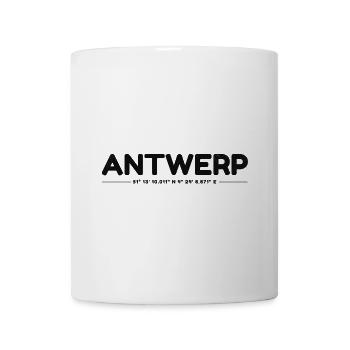 Antwerpen Belgien - Tasse - Weiß - Vorne