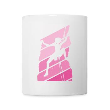 Kletterer Klettersport - Tasse - Weiß - Vorne