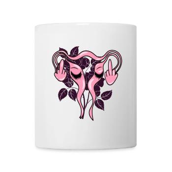 Majeur Utérus Utérus Pro-Choix - Mug blanc - blanc - Devant