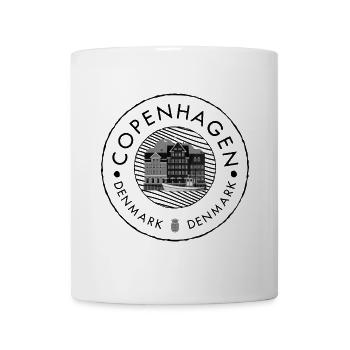 Kopenhagen Denmark - Tasse - Weiß - Vorne