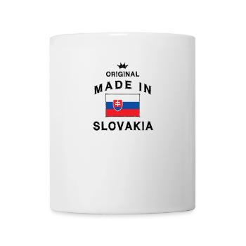 Fabriqué en drapeau drapeau Slovaquie - Mug blanc - blanc - Devant
