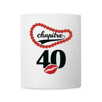 40th Anniversary 40 years Born in 1981 chapter 40 - Mug - white - Front