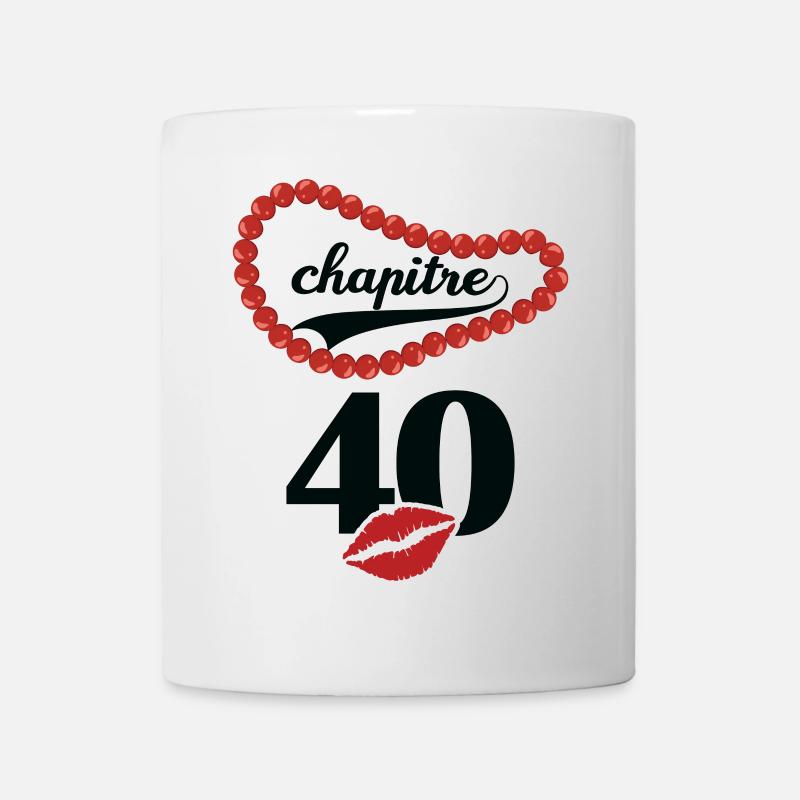 40e anniversaire 40 ans Nées en 1981 chapitre 40 - Mug blanc - blanc