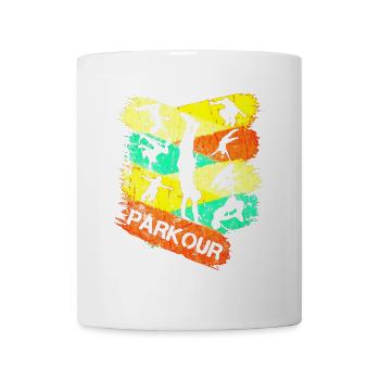 Idée de cadeau pour le Parkour Freerunning - Mug blanc - blanc - Devant