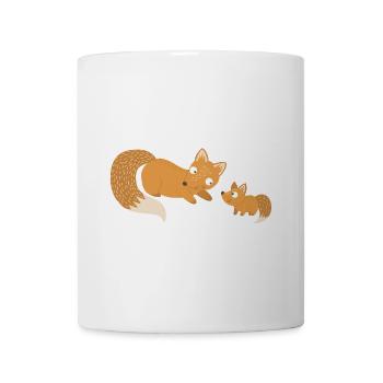 Vater & Kind: Zusammen Fuchs - Tasse - Weiß - Vorne