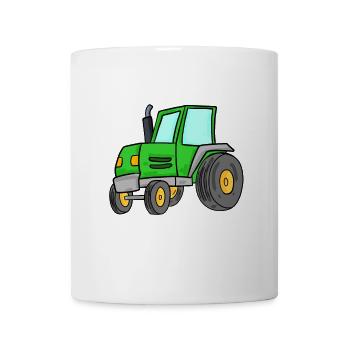 Traktor - Tasse - Weiß - Vorne