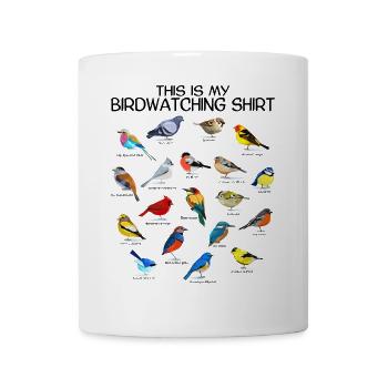 Bird Watching Orinthologist Birdwatching Gift - Mug - white - Front