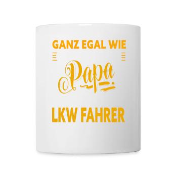 Papa Lkw Fahrer - Tasse - Weiß - Vorne