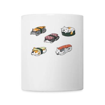 Sushi Cats - Mug blanc - blanc - Devant