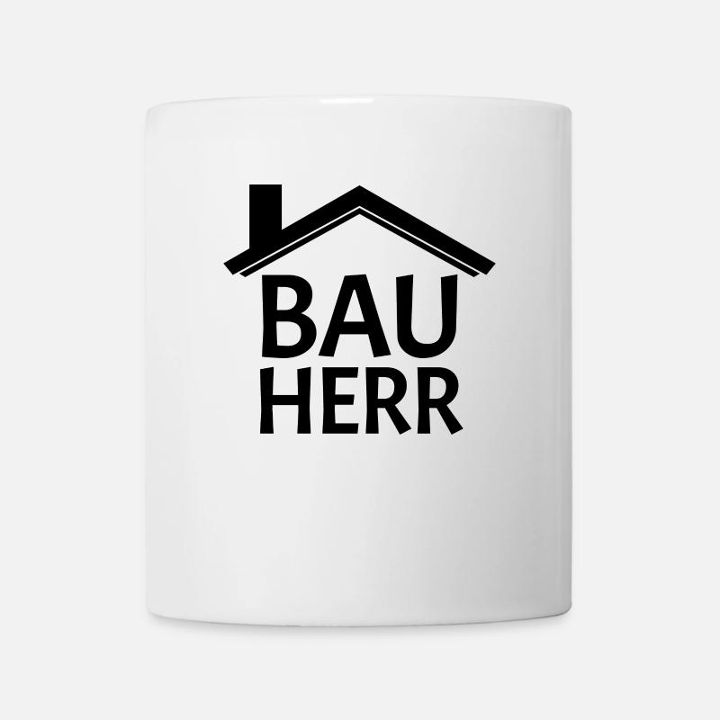 Bauherr - Tasse - Weiß