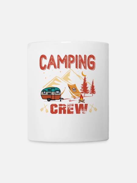 Camping Crew - Tasse - Weiß