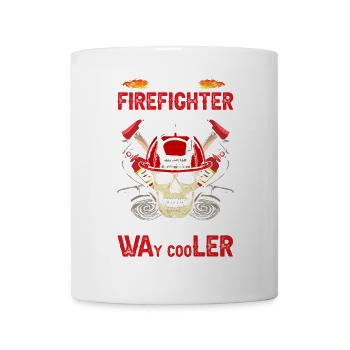Feuerwehr Papa - Tasse - Weiß - Vorne