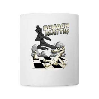 Schach Matt Lustiges Schachspieler Geschenkidee - Tasse - Weiß - Vorne