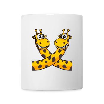 Girafes girafe - Mug blanc - blanc - Devant