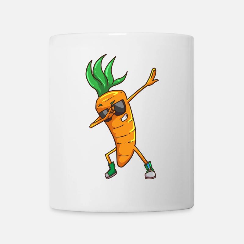 Lustige Karotte Möhre - Tasse - Weiß