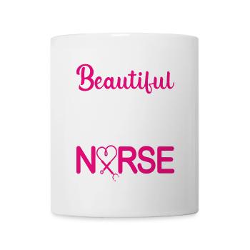 Krankenschwester - Tasse - Weiß - Vorne