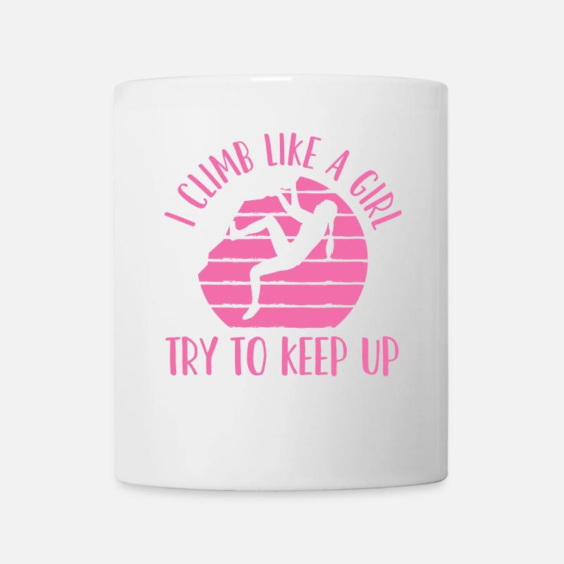 Escalade, Escalade de bloc - Mug blanc - blanc