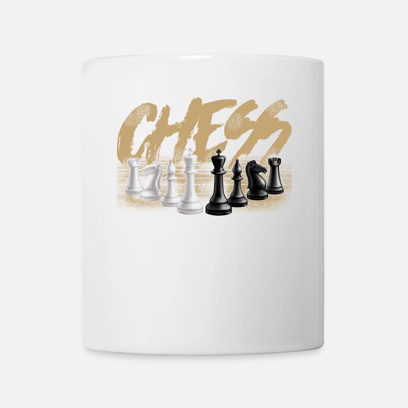 Schach - Tasse - Weiß