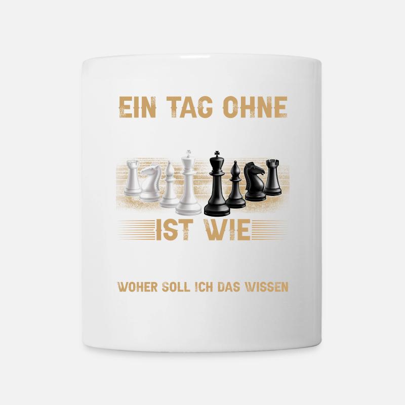 Schach - Tasse - Weiß