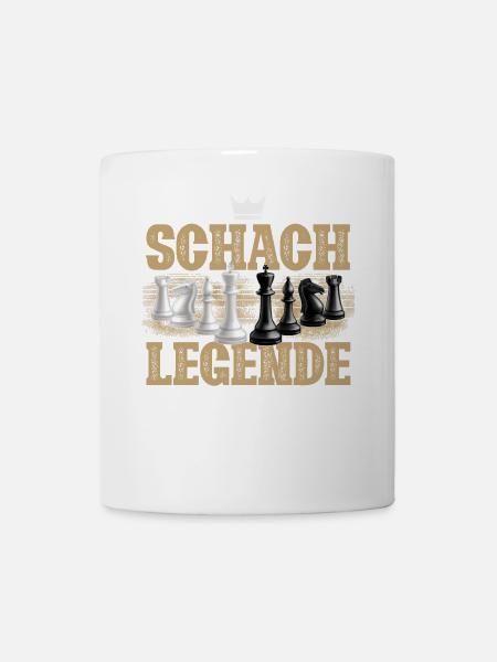 Schach Legende - Tasse - Weiß