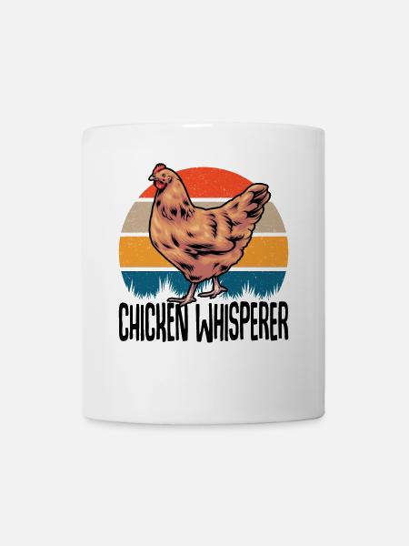 Hühner Hühnerzüchter Spruch Chicken Whisperer - Tasse - Weiß