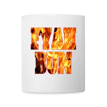 Fyah Bun pour Rastafari Reggae Dub Bobo Rasta - Mug blanc - blanc - Devant
