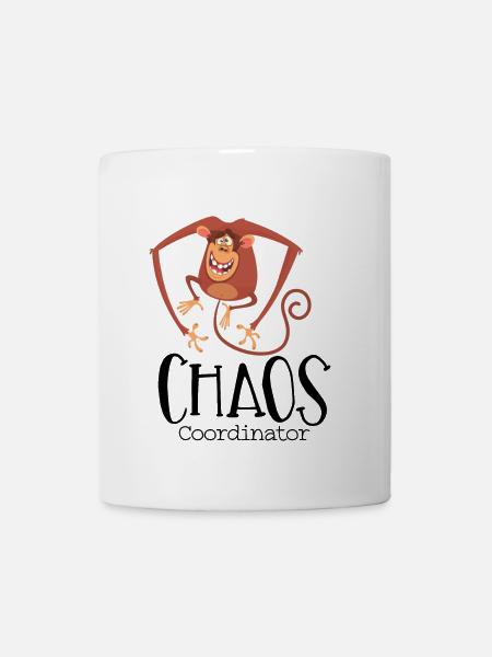 Monkey Acrobat Swing - Mug - white