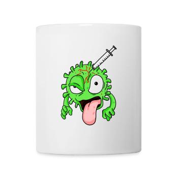 Virus vacciné - Mug blanc - blanc - Devant