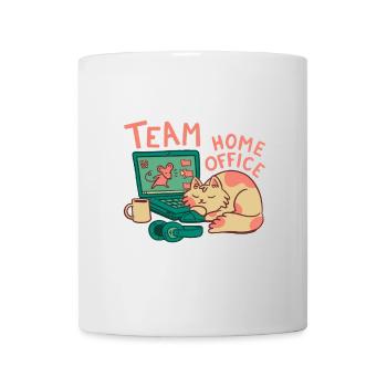 Team HomeOffice Cat Work Job Office - Mug - white - Front