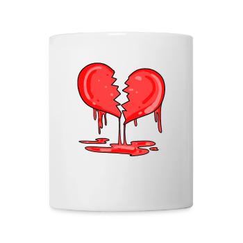 Broken heart - Mug - white - Front