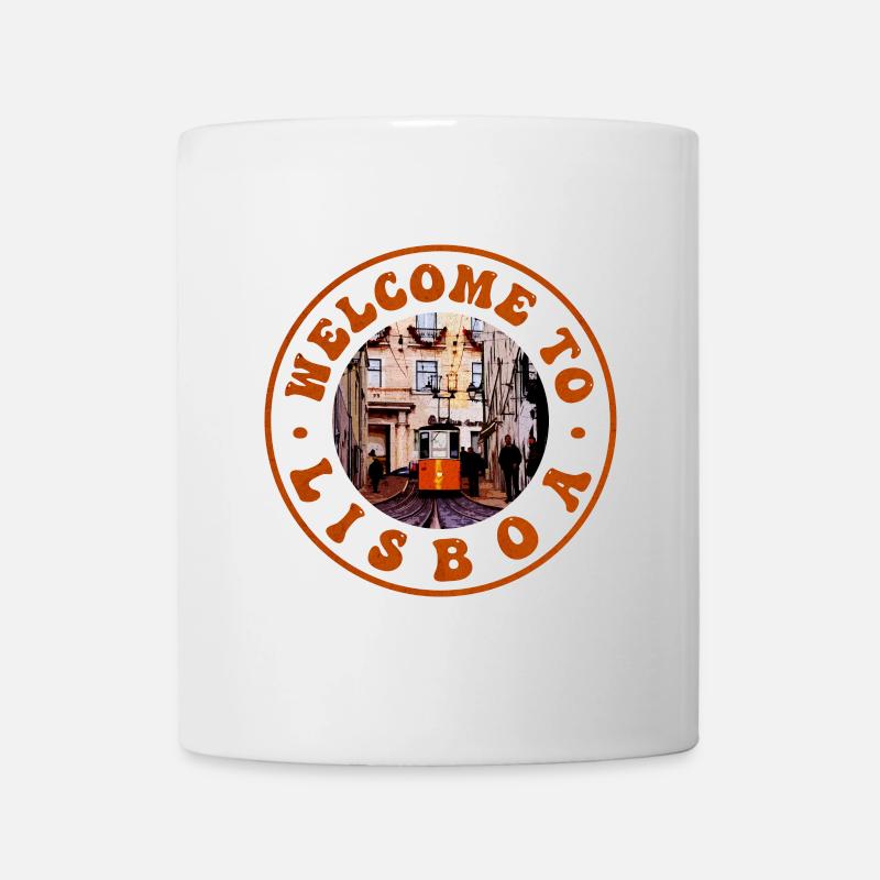 Bienvenue à Lisbonne Tramnostalgia - Mug blanc - blanc