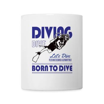 Diving Diving Diver Female Diver Underwater - Mug - white - Front