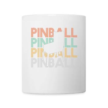 Pinball Flipper Vintage - Mug blanc - blanc - Devant