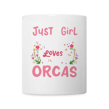 Orcas Wale Orca-Liebhaber - Tasse - Weiß - Vorne