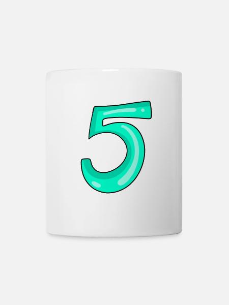 5 - Tasse - Weiß