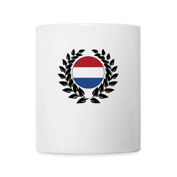 Pays-Bas Hollande drapeau néerlandais drapeau - Mug blanc - blanc - Devant