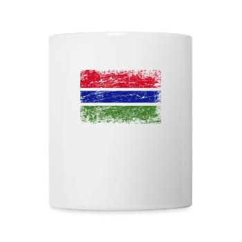 Gambie drapeau de la Gambie drapeau - Mug blanc - blanc - Devant