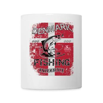 Denmark Fishing Flag Fishing Fish Design - Mug - white - Front