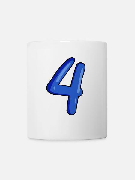 4 - Tasse - Weiß