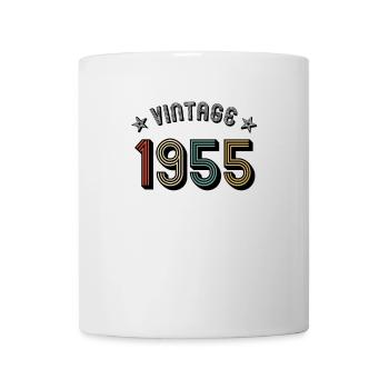 1955 Vintage Vintage Vintage Millésime anniversaire - Mug blanc - blanc - Devant