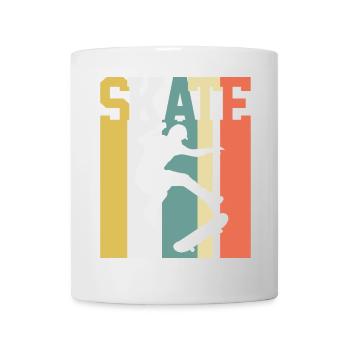 Skaten Skater Skate Vintage - Tasse - Weiß - Vorne