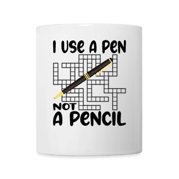 Puzzle Crossword Words Crossword Puzzle - Mug - white - Front