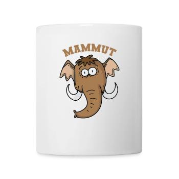 Mammut mit kurzem Rüssel - Tasse - Weiß - Vorne