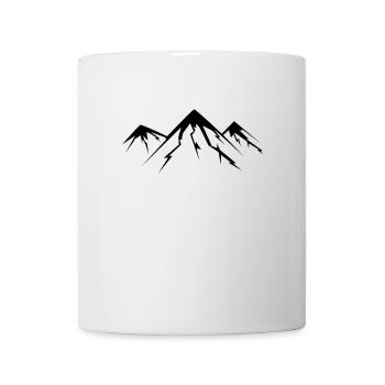 Berg Berge - Tasse - Weiß - Vorne