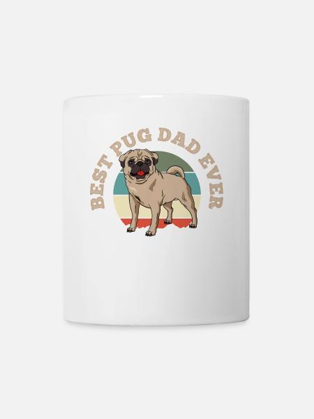Mops - Tasse - Weiß