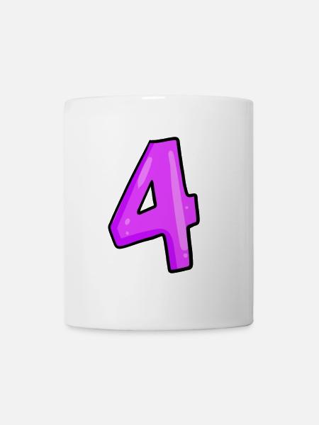 4 - Tasse - Weiß