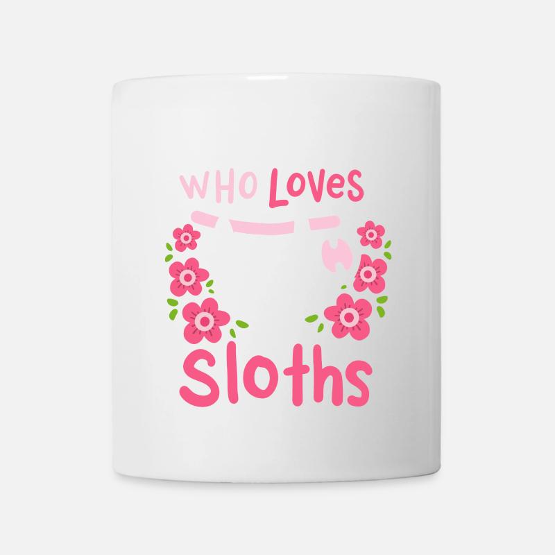 Sloth Sloth Lover - Mug - white