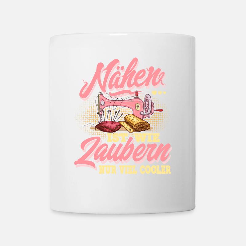 Nähen - Tasse - Weiß