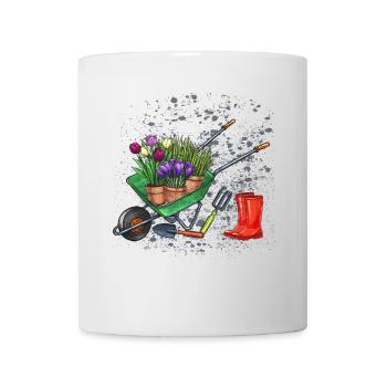 Garten Gärtner - Tasse - Weiß - Vorne